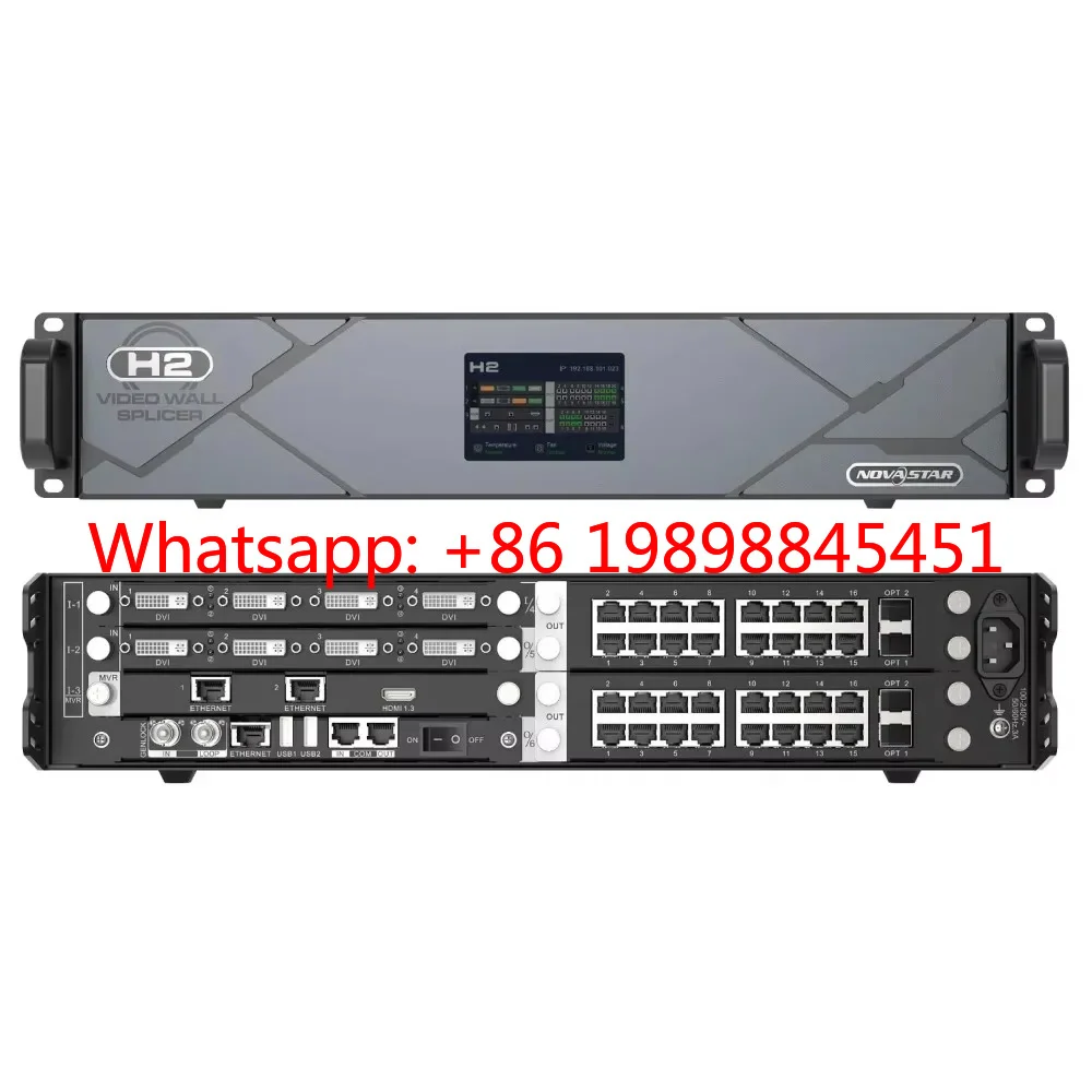 Hot Selling Novastar H2 Video Splicing Server 4K LED Controller Narrow Pitch LED Display Processor for Multi-Scene