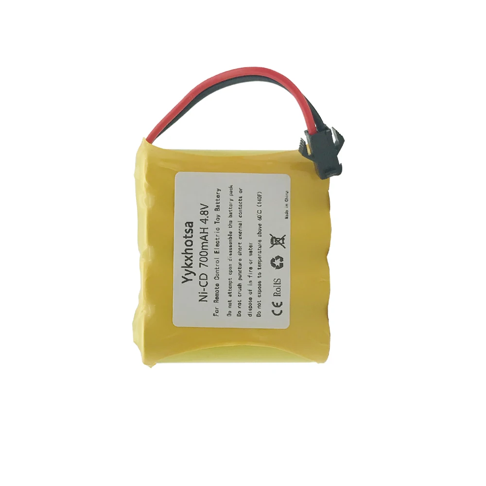 Akumulator 4,8 V 700 mAh NI-CD do łodzi RC Model zabawki pistoletu 4,8 V akumulator nicd 4 * akumulator AA SM/JST/EL-2P/Tamiya/5557 Wtyczka