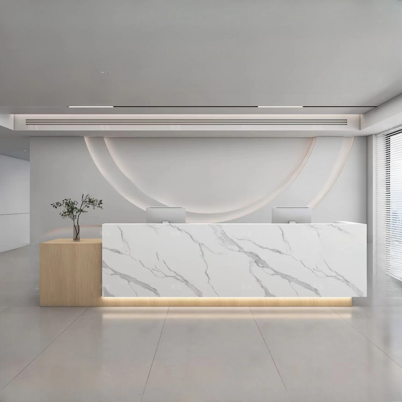 Company front desk checkout page reception desk hotel dance room paint bar sales desk