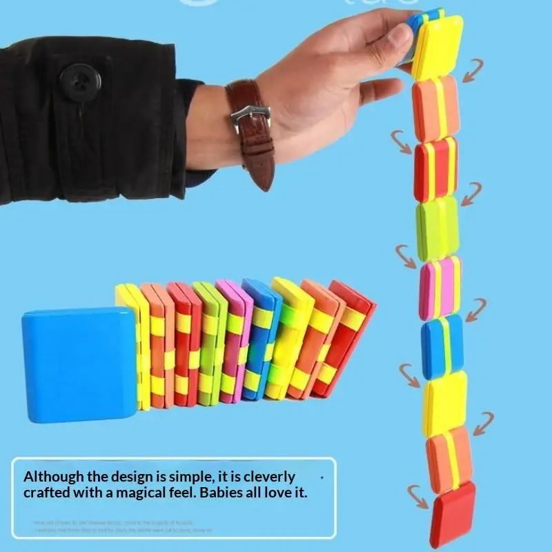 Hot Wooden Educational Color Cognitive Toy Montessori Early Educational Sensory Puzzle Block Magic Show Flipping Building Block