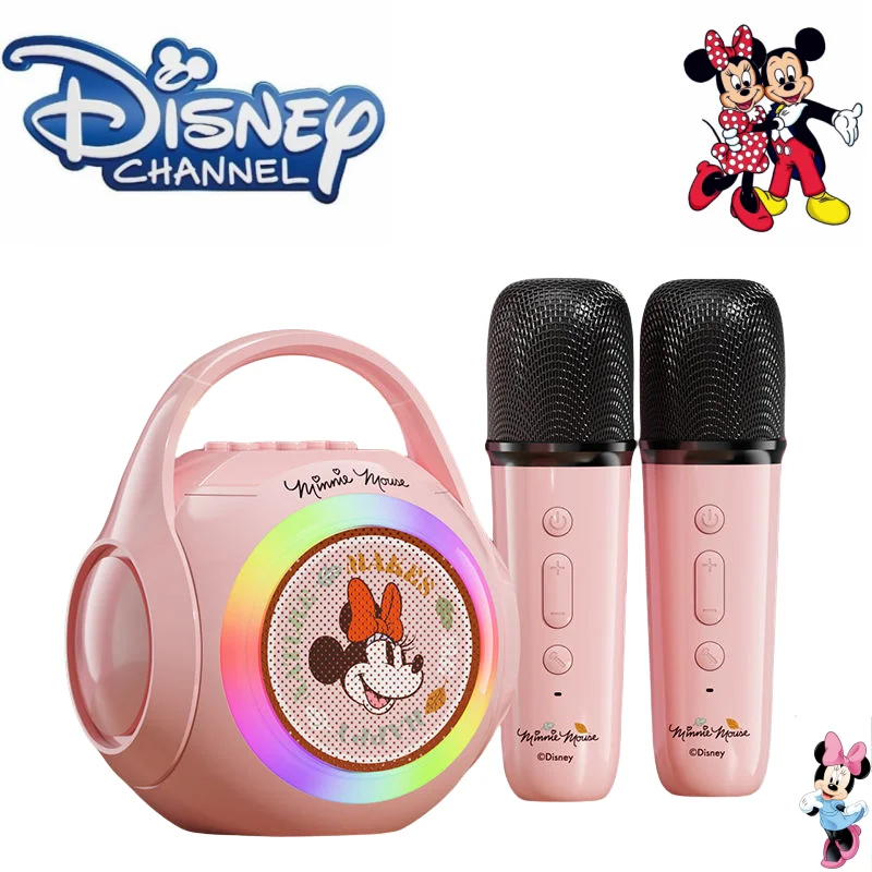 

Disney Mickey microphone sound speaker integrated home version karaoke wireless Bluetooth speaker kids toys holiday gift kawaii