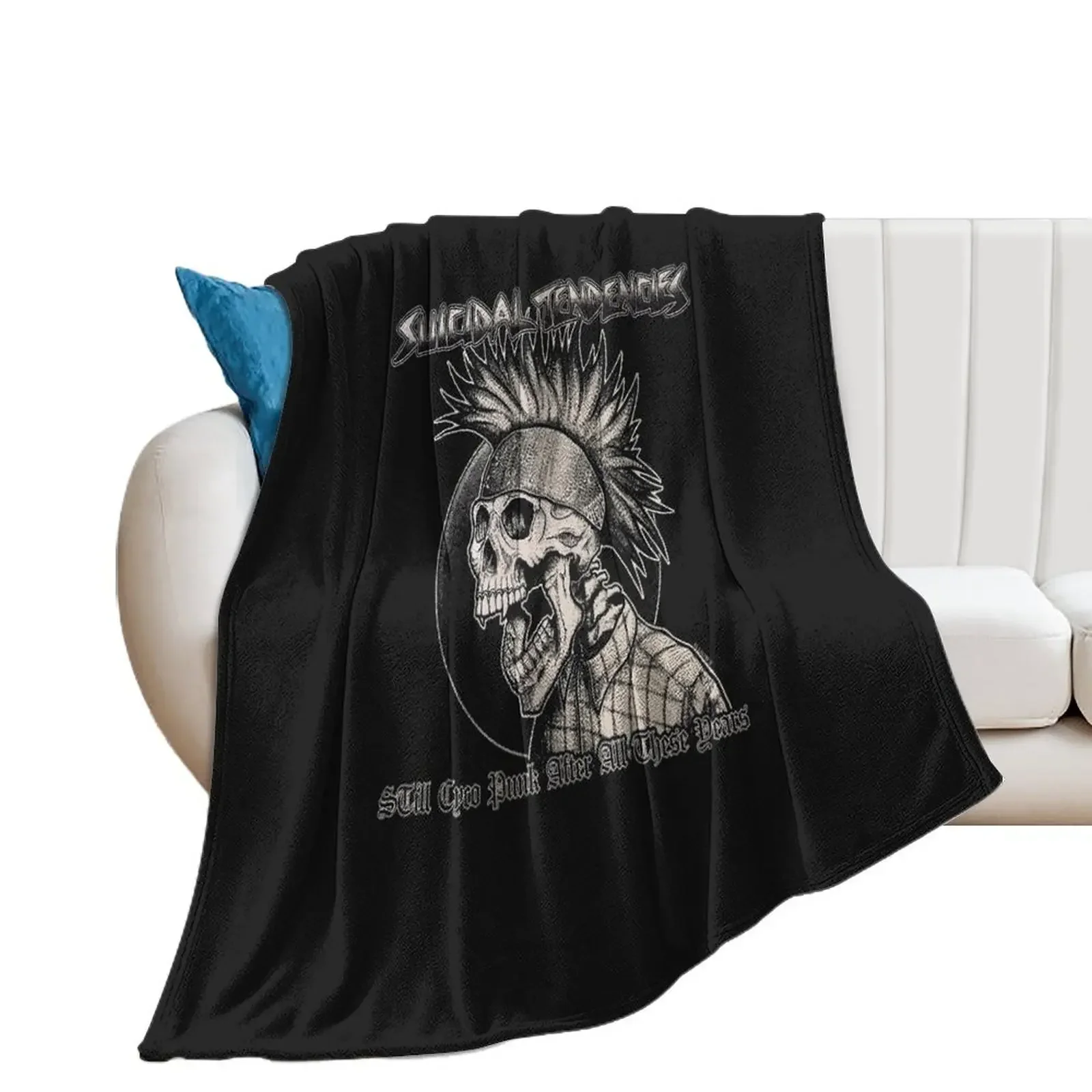 Trending now - logo Throw Blanket Hairys halloween Blankets