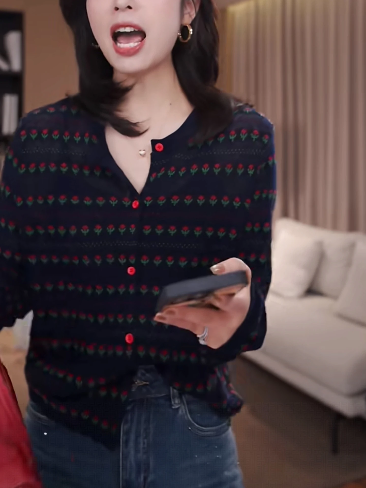 

Comfortable Knitted Top Faionable Casual Long Sve Design Sensation Autumn New Sle European High End Brand Women's irt