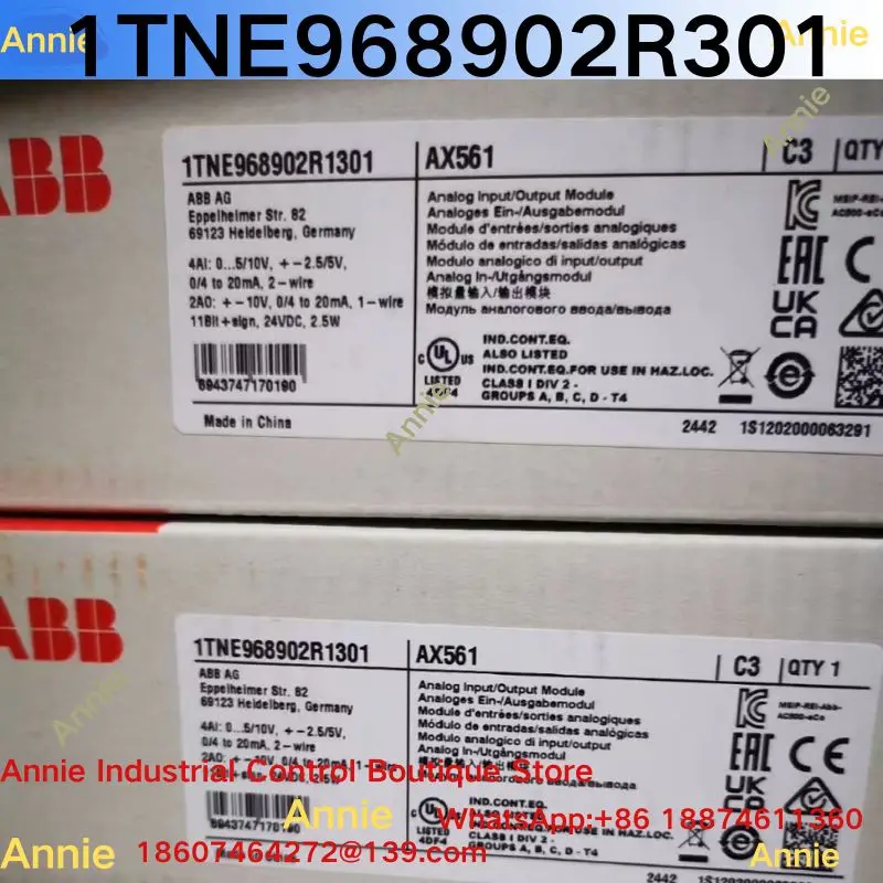 

Модуль AX561, 1TNE968902R301, модуль расширения ПЛК