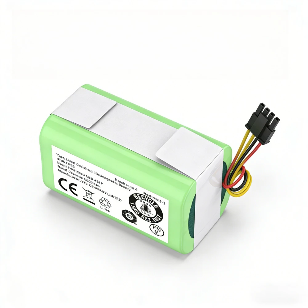 

18650 4S1P 14.4V 6800mAhReplacement Battery for Conga 1290 1390 1490 1590,Proscenic Cocoa Smart 780T,790T Robot Vacuum Cleaner
