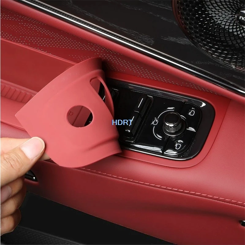 For Geely Zeekr 8X 2026 + Car Door Handle Storage Box Dust Proof Pad Window Control Switch Slot Mat Organizer Cover Accessories