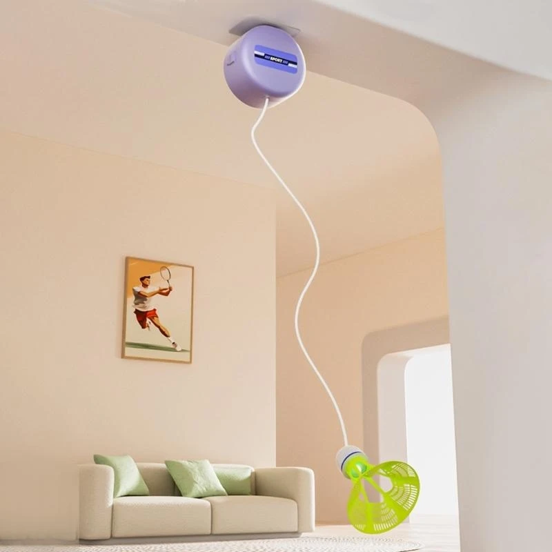 

Портативный тренажер для бадминтона, тренировочный инструмент, профессиональный инструмент для тренировок по бадминтону, для