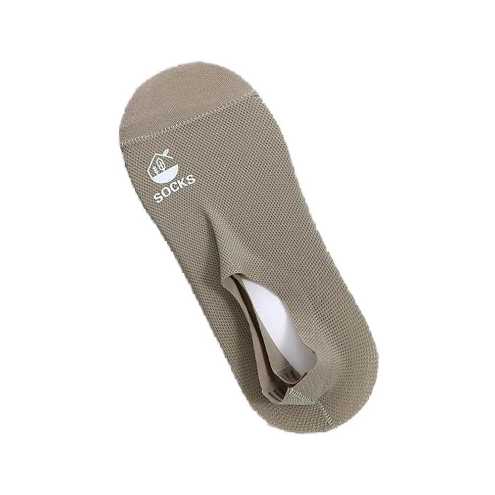 

Short Fashion Breathable Comfortable Invisible Man Socks Sock Slippers Mesh Socks Solid Color