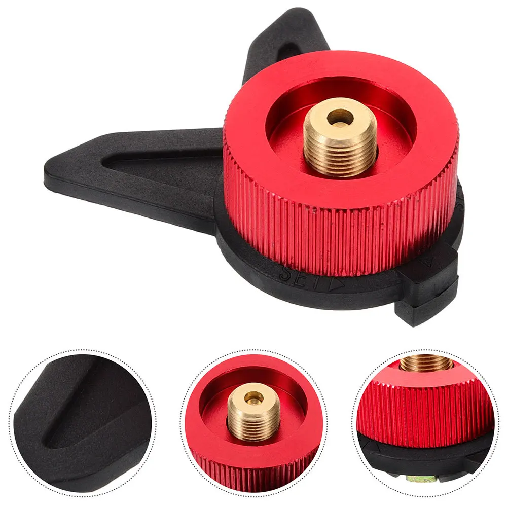 

Propane Filling Tool 2pcs Camping Gas Adapter Outdoor Supply Stove Converter Gasister Connector Canister Mount Refill