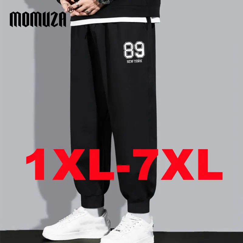 

Plus Size Men's Pants Jogger Track Sweatpants Spring Autumn Pants Gym Sports Loose Winter Trousers Male Clothing 5XL 6XL 7XL