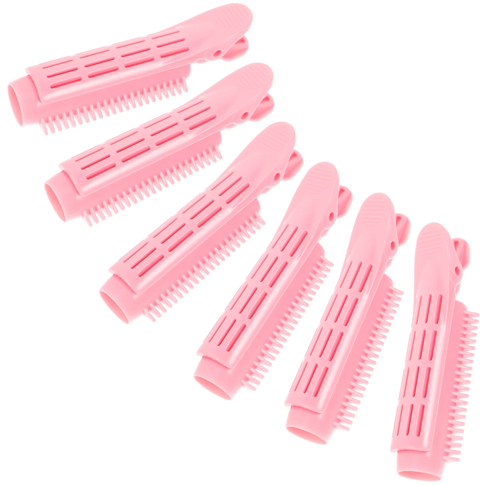 6 Pcs Seamless Fixed Bangs Clip Hair Volume Tool Clips For Rollers Jaw Clamps Curly Root with Curler Claw