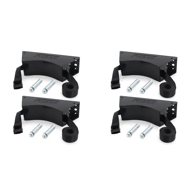 BMBY-Propane Tank Holder Gas Cylinder Wall Mounted Bracket Gas Cylinder Holder Propane Tank Mount Holder With Screws 4Set