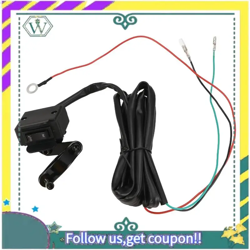 

Модернизированный кулисный переключатель лебедки 12 В с монтажным кронштейном, комплект линии управления рулем для ATV UTV, аксессуары для электрической лебедки