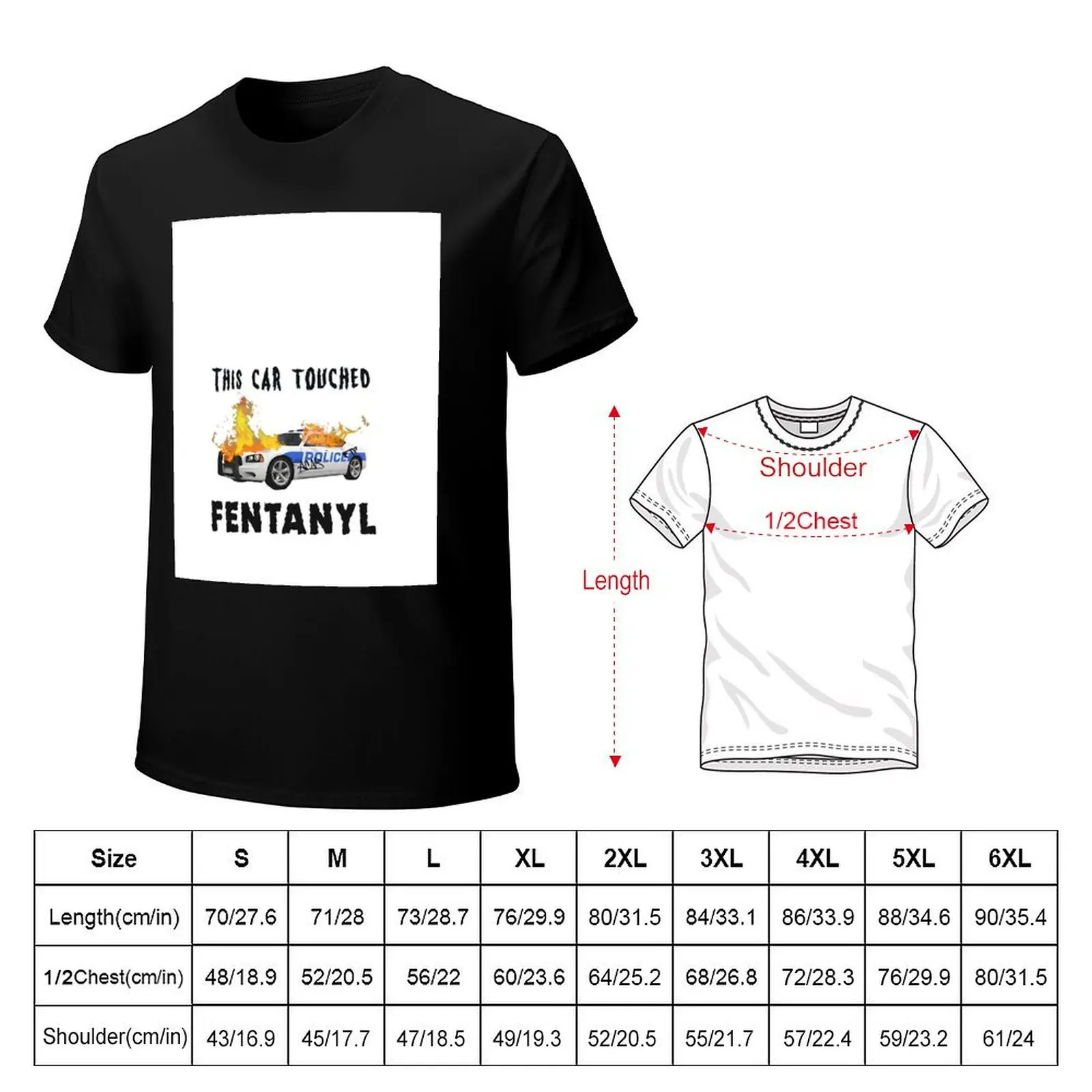 This Car Touched Fentanyl Funny Men Women T-Shirt Outdoor Activity Sports T-Shirt