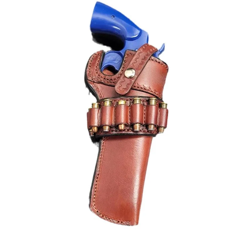 Festival Stage Performance Props European Medieval Cosplay Holster New Wild West Cowboy Revolver Protection Prop