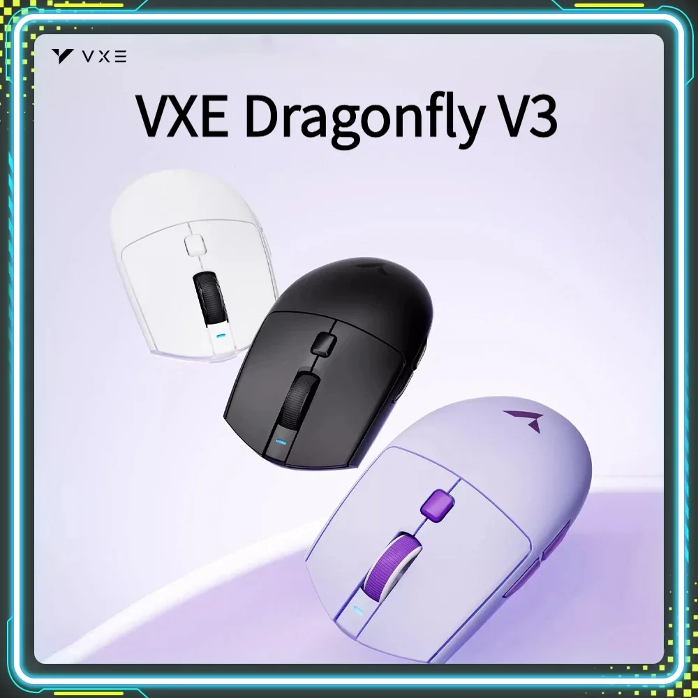 

VGN VXE Dragonfly V3 Gaming Mouse Long Battery Life PAW3395SE/Xhero AI Sensor Wireless Custom Four Mode Mice PC E-Sports Gifts