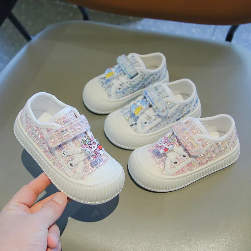 New Brand Kids Canvas Sneakers for Toddler Sport Casual Shoes Fashion Breathable Children Flats Canvas Shoes Boys Girls Loafers