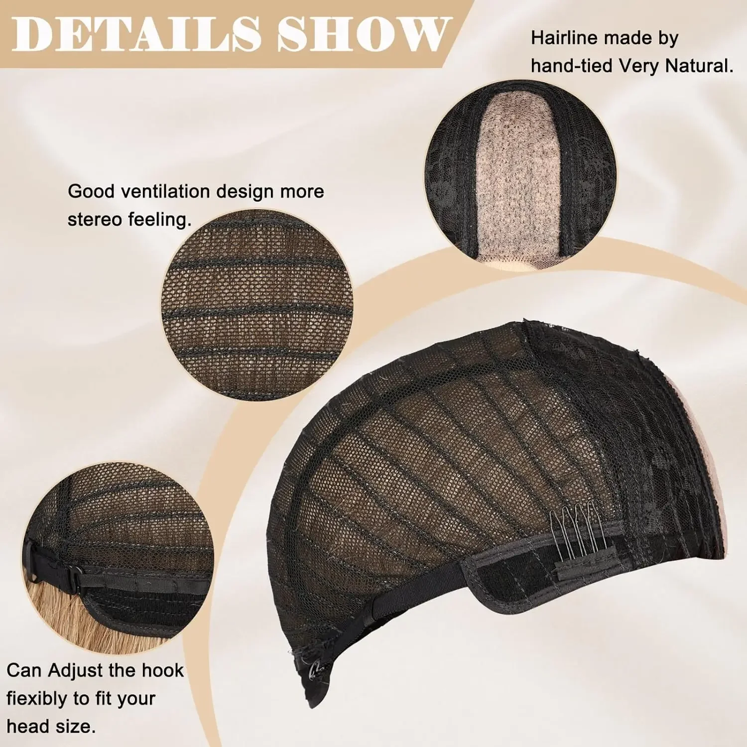 Cosplay Blonde Damenperücken Ombre Blonde Lockige Perücke im Ausverkauf Leimlose Rosa Schwarz Lila Perücke Damen Synthetische Wigund – Detail 10