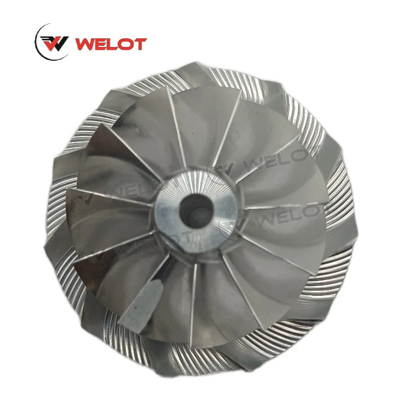 GT2256V MFS Billet Turbo Compressor Wheel 454191-0012 454191-0008 454191-0009 For BMW 530D 184HP 135KW 3.0L(E39) M57 D30