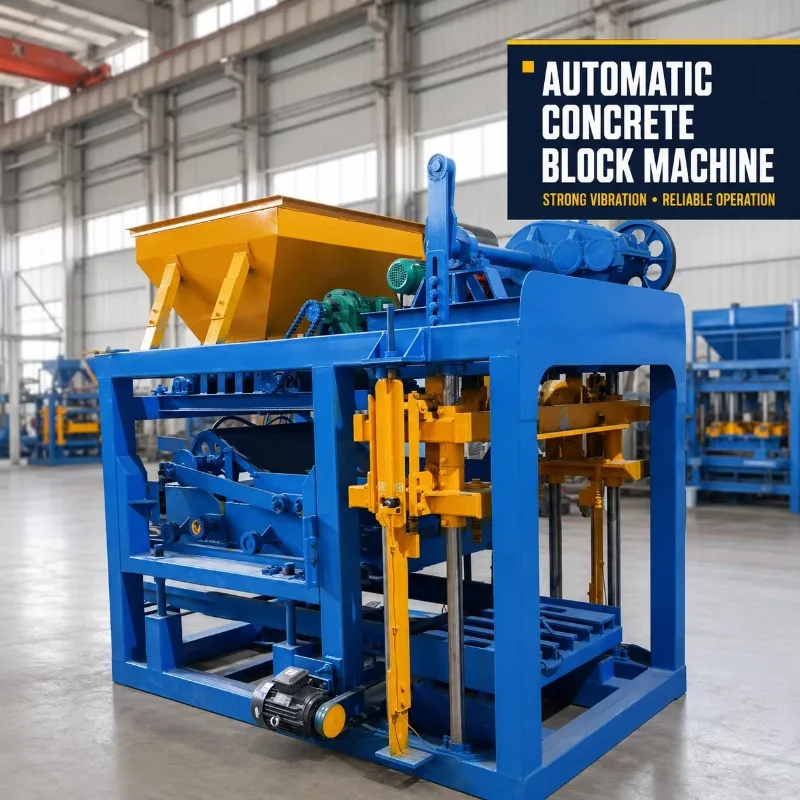 QT4-25 Fully Automatic Concrete Block Making Machine Hydraulic Hollow Brick Production Line Factory Price