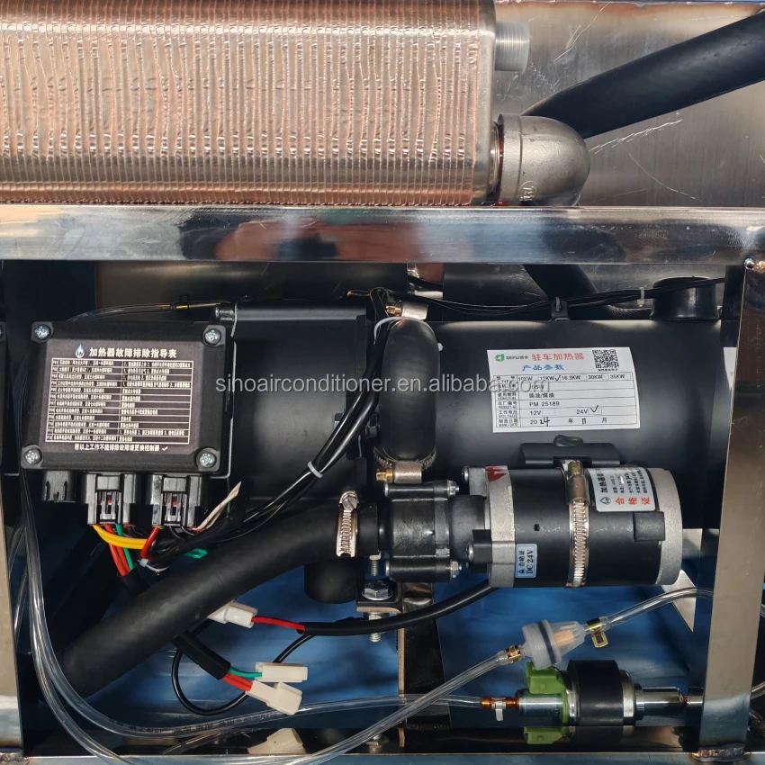 متنقل قافلة سائل التخييم 5KW 12KW 16KW 12V 24V وقوف السيارات كومبي الديزل سخان المياه والهواء ل Truma