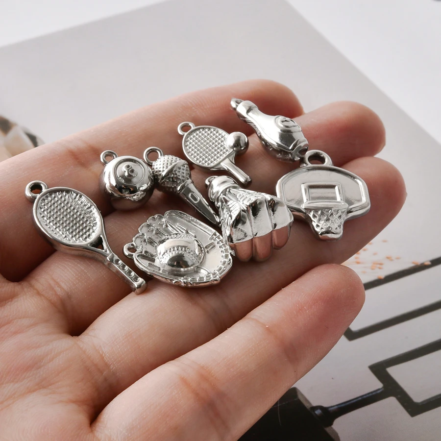 6pcs Sports Series Stainless S - Jewelry Making Gloves 评论和价格