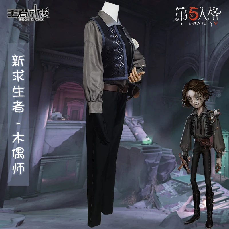 Costumes de Cosplay avec Perruque pour Homme et Femme, Uniformes d'Halloween, Robe de Soirée