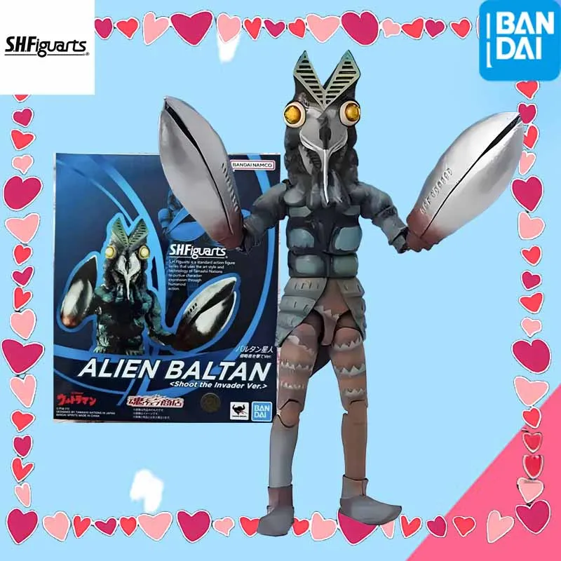 

Высокое качество Bandai SHF ULTRAMAN ALIEN BALTAN shoot the invader ver, экшн-фигурки, игрушки для мальчиков/девочек, детей/Рождественский подарок