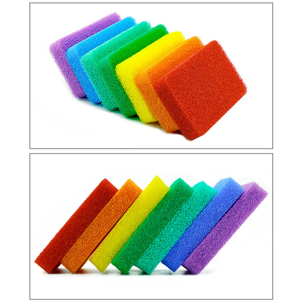 8pcs Silica Gel Odorless Silicone Sponge For Dish Washing   Strong Cleaning Power Durable Ceramics