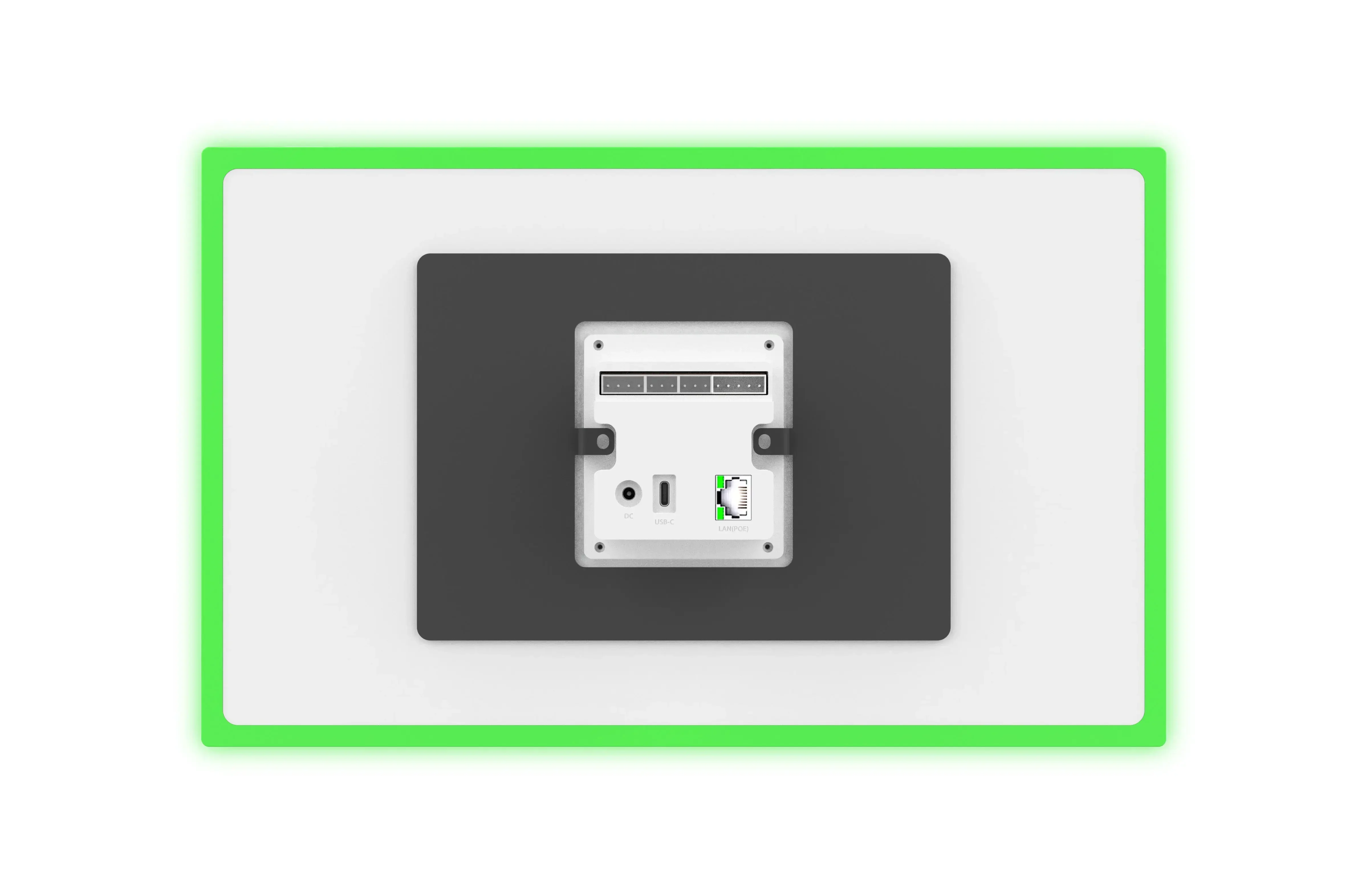 Panel Tablet kontrol perangkat otomatis, Wifi 10.1/15.6 inci pemasangan dinding Display Relay Rs232 Rj45 rumah pintar