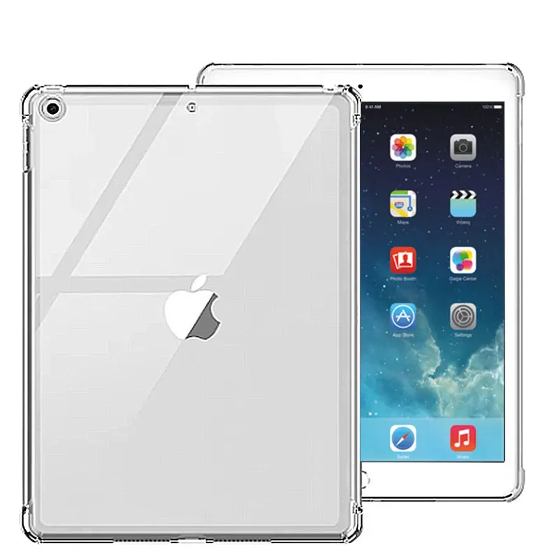 

Tablet Case For Apple iPad mini 1 2 3 7.9inch A1599 A1489 A1490 A1432 A1454 Transparent TPU Silicone Soft Airbag Cover Anti-drop