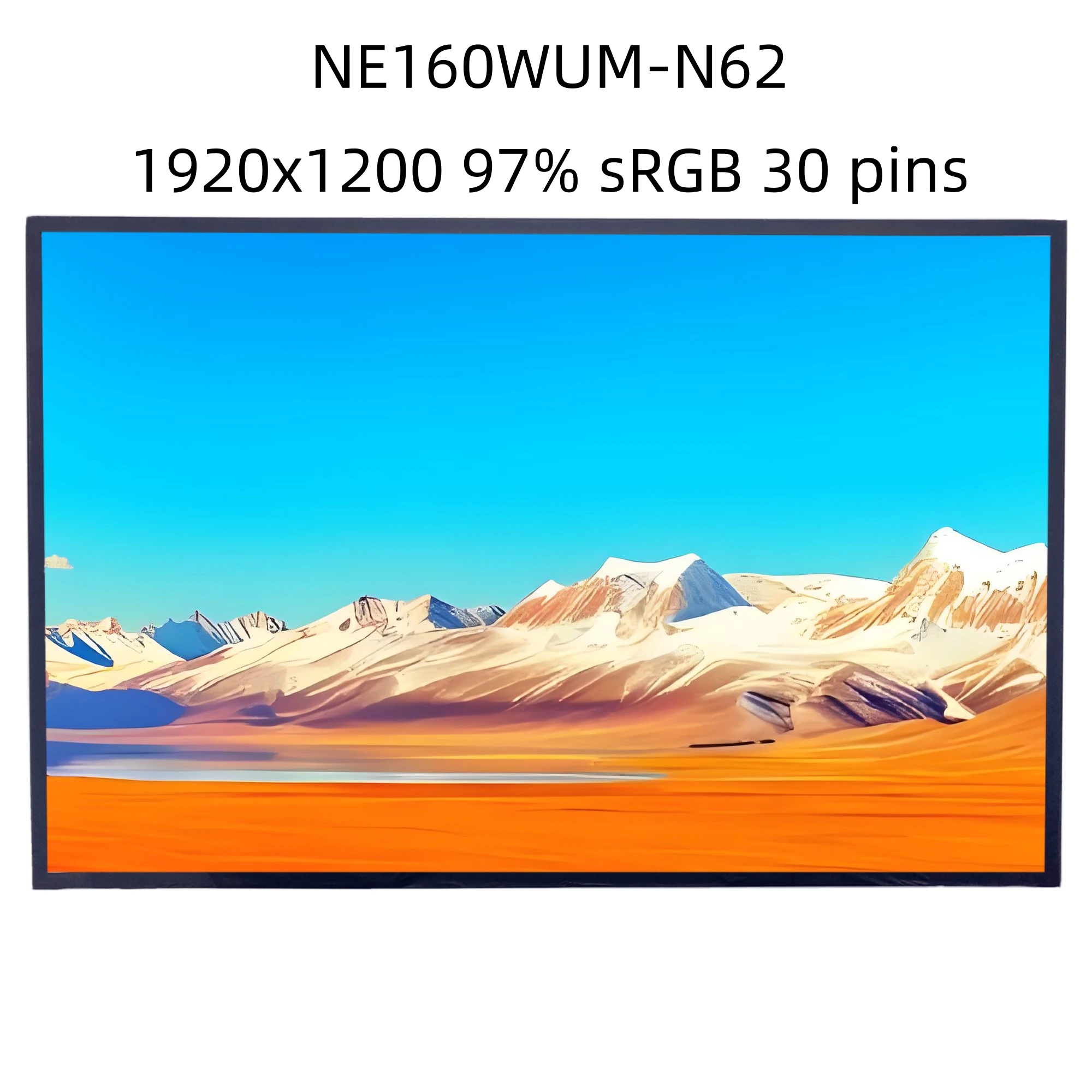 NE160WUM-N62 NE160WUM-N63 IPS 16.0'' Laptop LCD screen 1920x1200 Original Display Replacement Panel Matrix