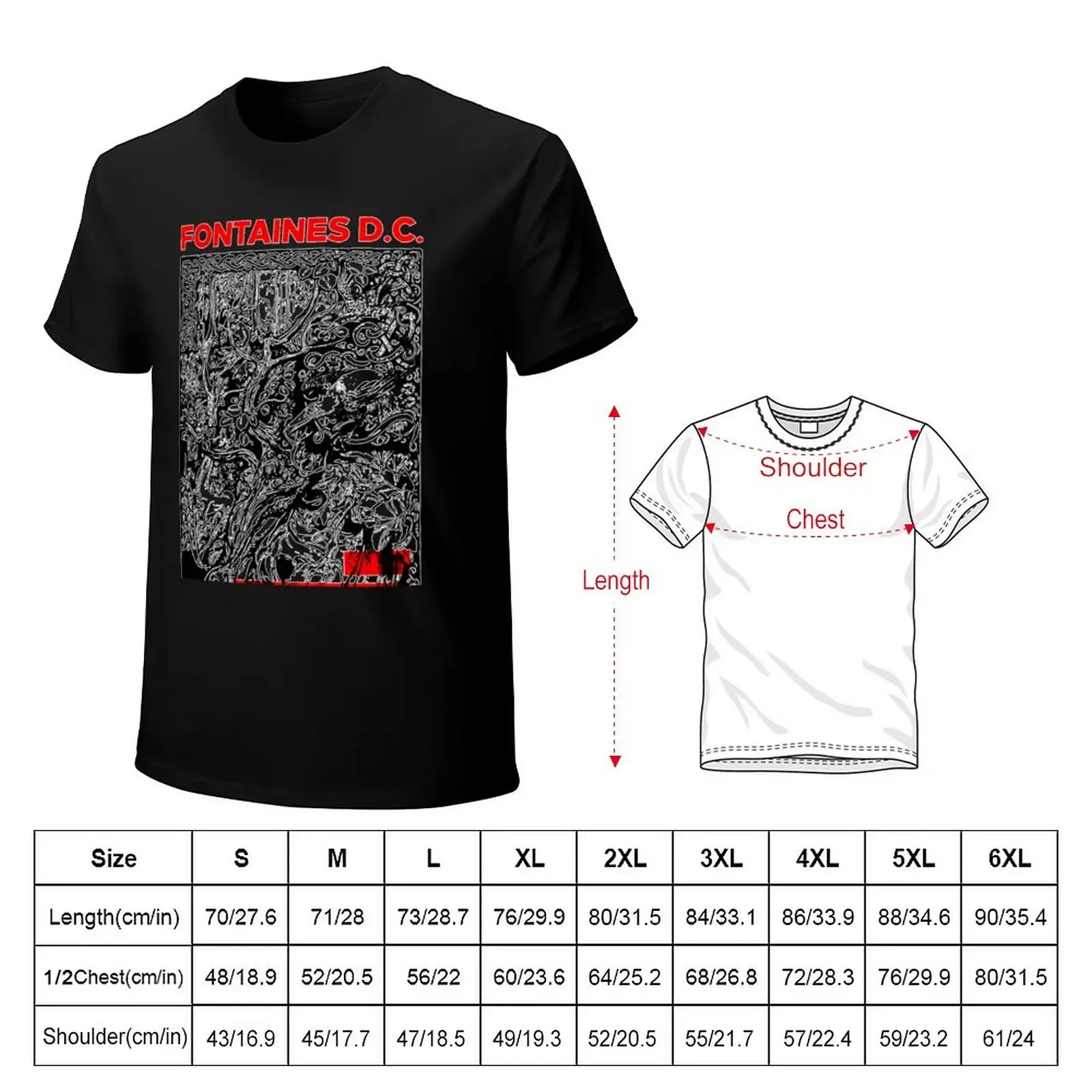 Fontaines DC ? DUBLIN T-Shirt boys whites korean fashion blanks workout shirts for men