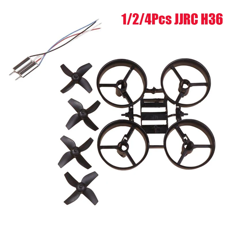 1/2/4 шт. JJRC H36 Eachine E010 Furibee F36 DIY Мини RC Дрон 65 мм Комплект рамы с колесной базой и пропеллером 4 шт. 615 двигателей 1/2/4 шт. JJRC H36 Eachine E010 Furibee F36 DIY Мини RC Дрон 65 мм Комплект рамы с колесной базой и пропеллером 4 шт. 615 двигателей