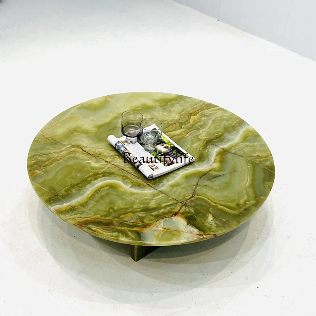 01 -*Sapphire natural marble coffee table