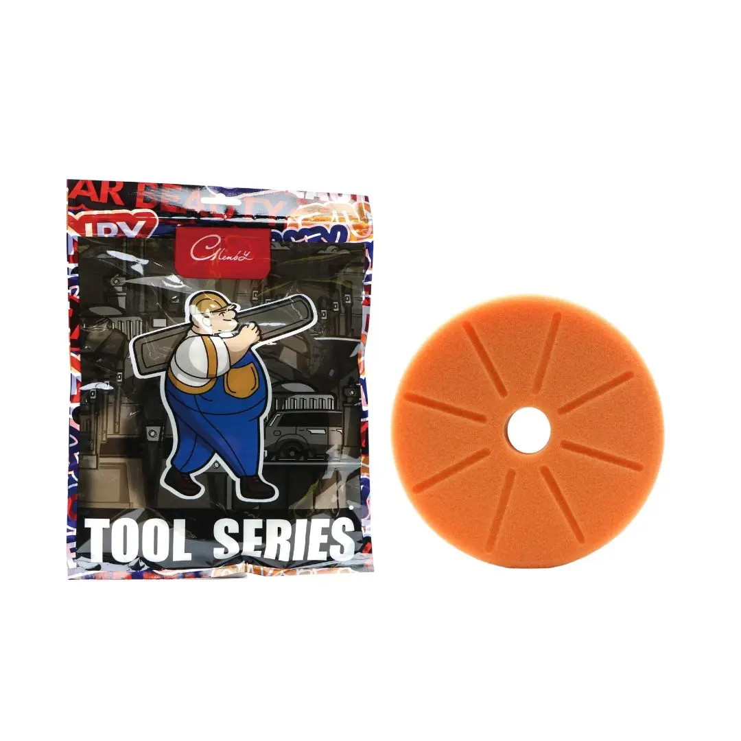 5 Inch Buffing Polijsten Pads Platte Schuim Spons Waxen Pad Kit Tool Voor Auto Polijstmachine Buffer Auto Care Buffing Pads