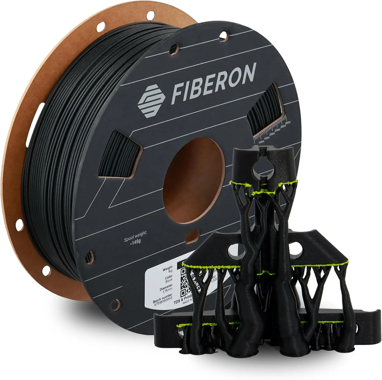 

Polymaker Fiberon Black PET-GF15 3D Printer Filament 1.75mm 1KG, 15% Glass Fiber Reinforced, High Strength & Heat Resistance