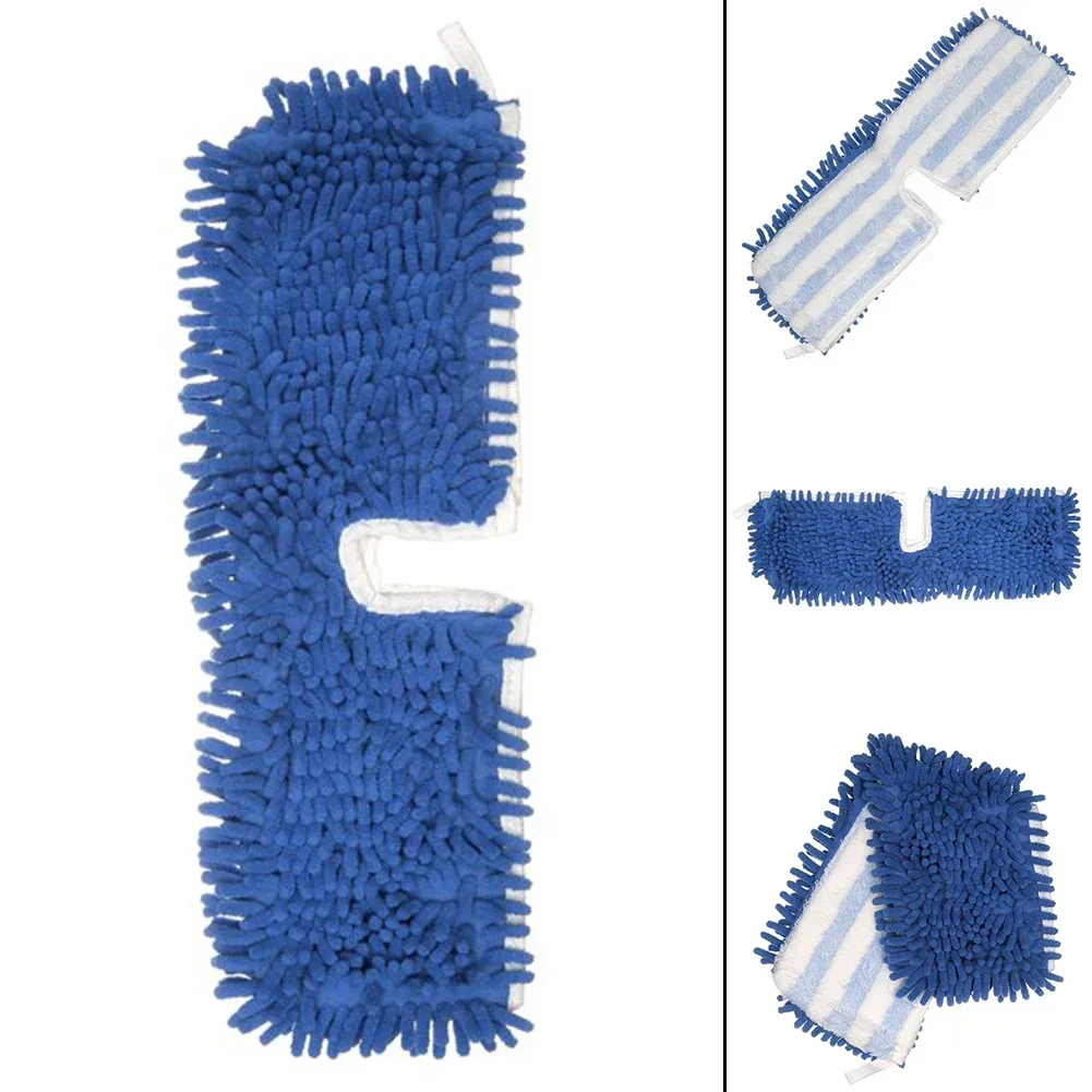 1pc Microfiber Mop Pad Reusable Super Dust Suction Flip Mop Replacement Pad Wet/Dry 18