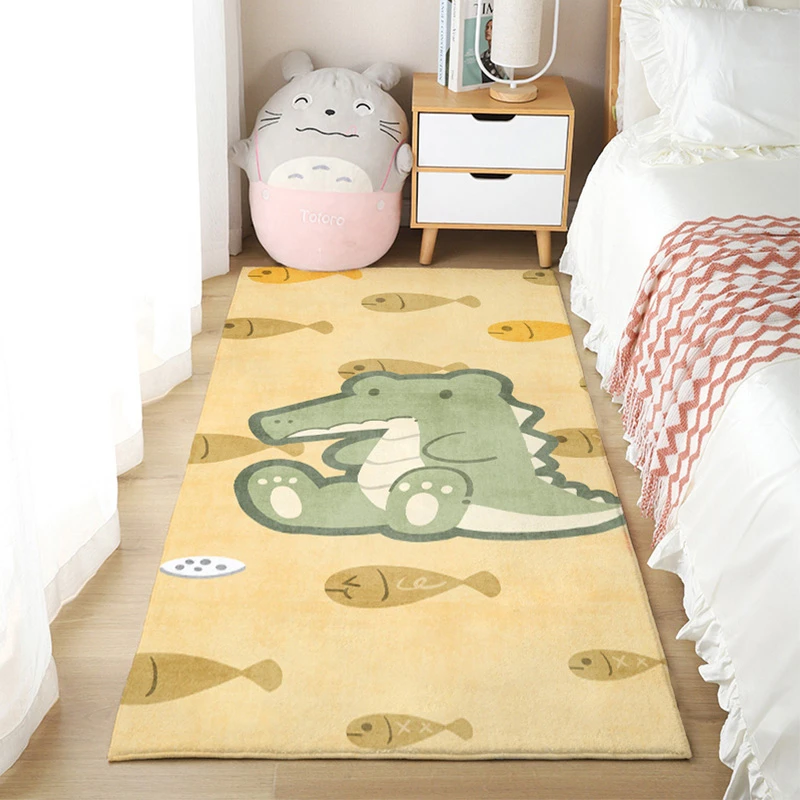 Soft Cartoon Imitation Cashmere Carpets Room Decoration Rug Large Area Bedroom Bedside Carpet Living Room Sofa Coffee Tables Rug