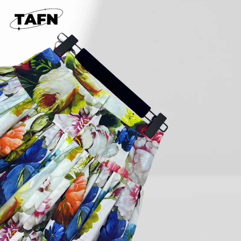 Jupe en tissu doux pour femmes, jupe trapèze décontractée, taille haute, Chic, Mini jupe décontractée pour femmes, Design esthétique élevéAH0242