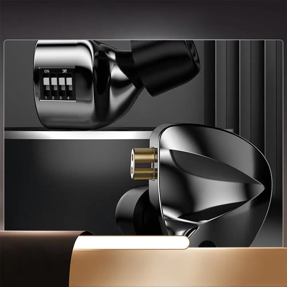 

Adjustable Dual Magnetic Dynamic In-Ear Wired Headphones Music-X64A