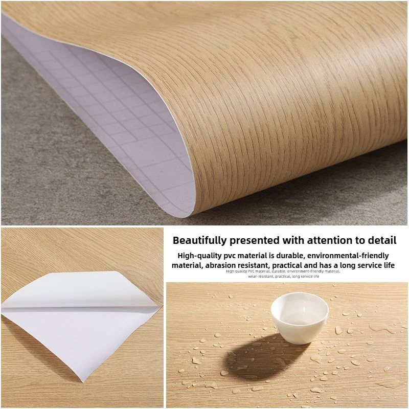Extra Wide 40cm Contact Paper Roll 3M - Removable Cabinet Liner,Waterproof Wood Look Adhesive for Drawers,Wardrobe & Kitchen DIY