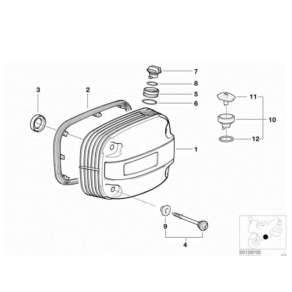 Engine Oil Filler Cap FOR BMW R1200 R1200CL R1100GS R1100GS R1100R R1100RS R1100RT R1150GS R1150R/S/T R850C R850GS R850R R850RT