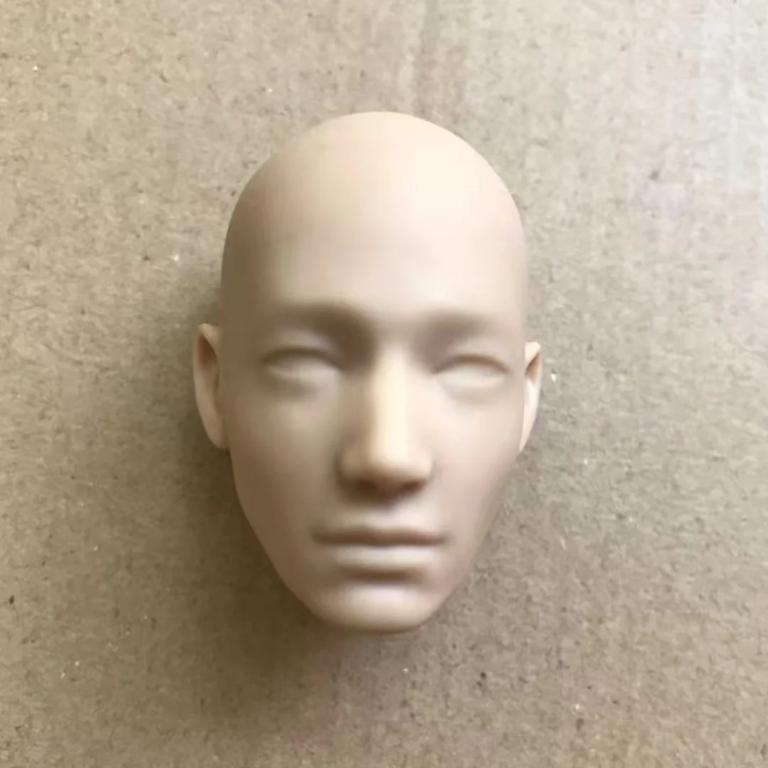 MENGF FR Color Bald Doll Heads Small Defectives With Black Dots Doll Heads Japan White Pink Beige Hungarian Latin Skin Doll Part