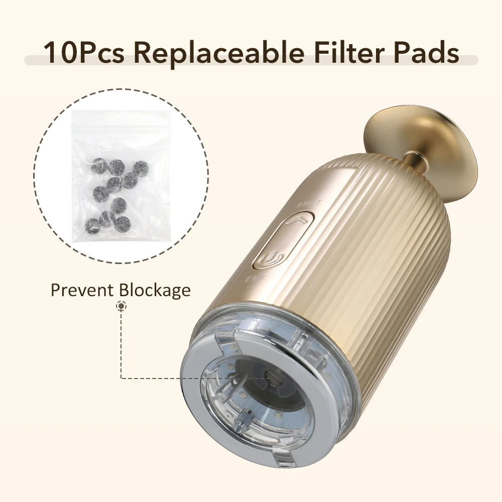 Multi-functional Face Beauty Device Microcurrent Vacuum Suction V-Face Lifting Negative Pressure Suction Anti Wrinkle Tightening