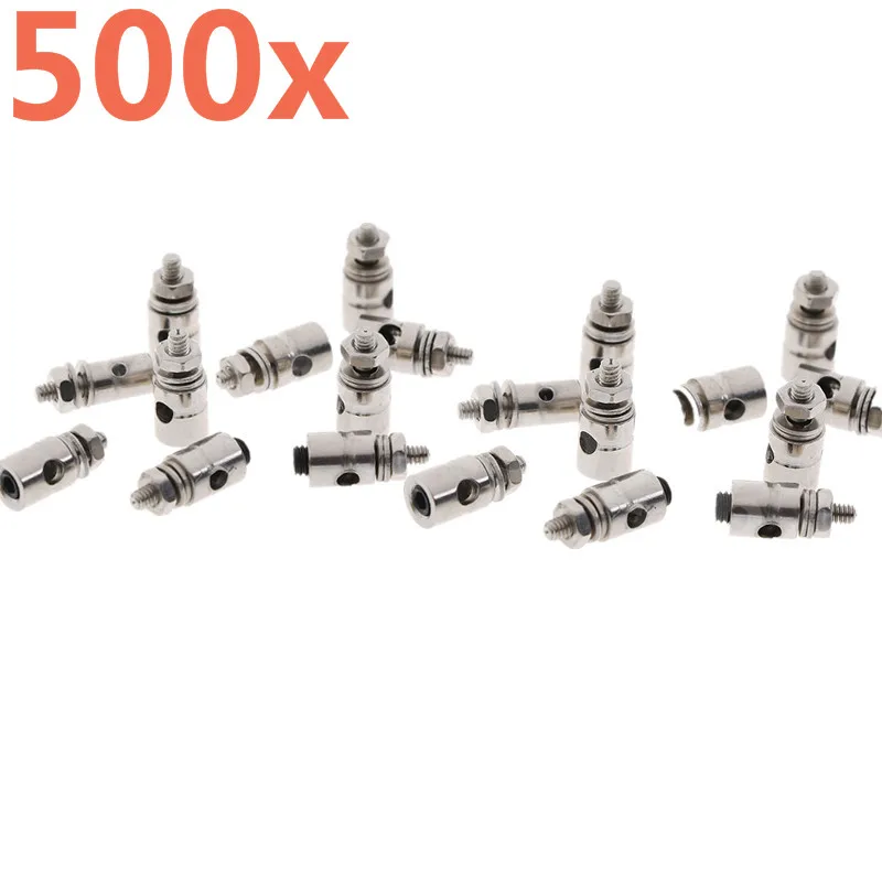 

500Pcs/lot RC AirPlane Plane Pushrod Linkage Stoppers Servo Connectors D1.2mm D1.5mm RC Helicopter Remote Control Helicopters