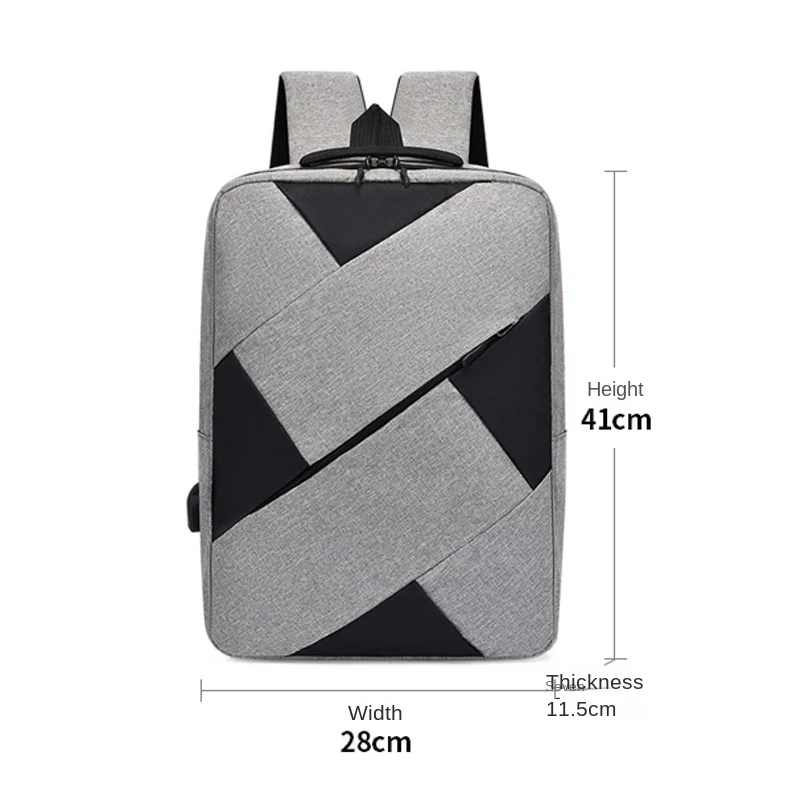 Business Backpack Men's Backpack Fashion Simple Leisure Computer Bag Men's Traveling Bag