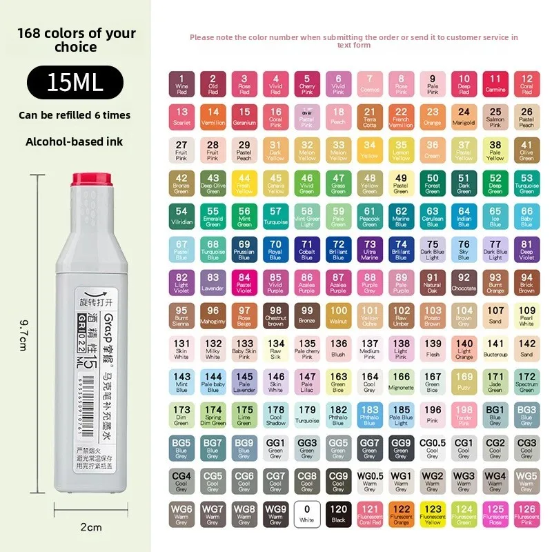 

Дополнительно 1/168 цветов, 15 мл, художественный маркер, маслянистые чернила, сделай сам, ручная роспись, плакат для уведомлений, цветные офисные школьные принадлежности, канцелярские принадлежности