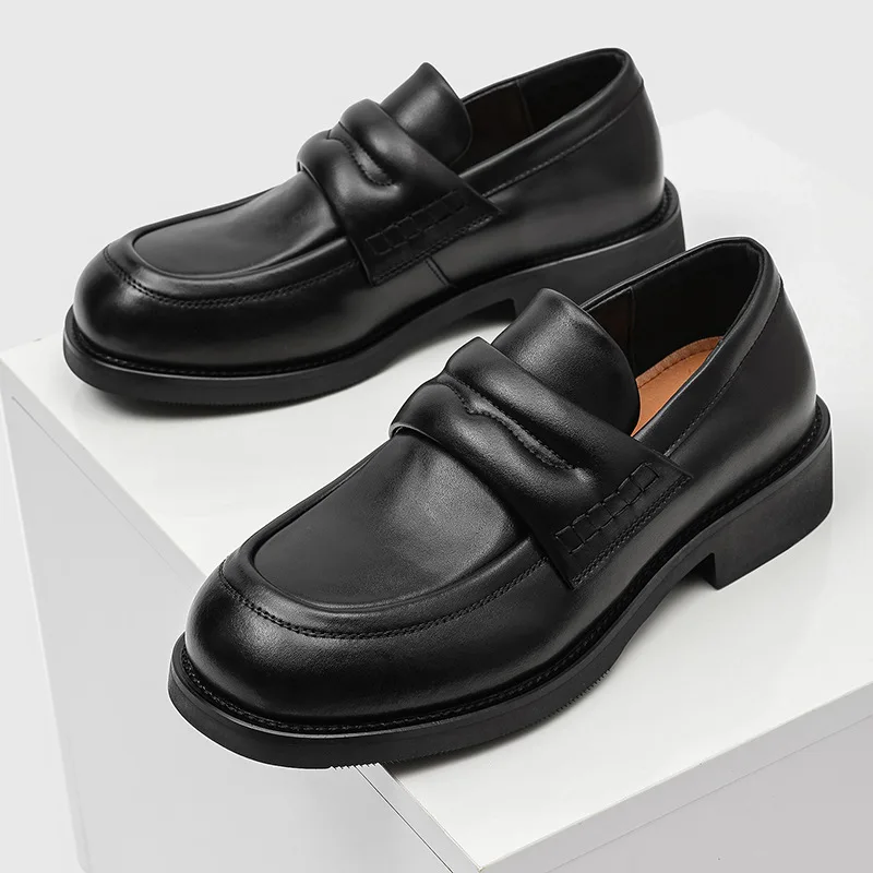 

2026 New One-Pedal Loafers Simple Men's Commuter Casual Derby Men's Shoes