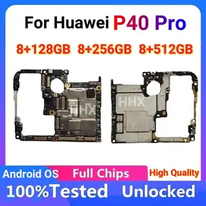 Bilashmart HuaWei P40 Pro Motherboard Unlocked OK Main Logic Board Clean IMEI Chips Tested 256GB 512GB Android OS Good Working